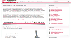 Desktop Screenshot of ahsystems.com